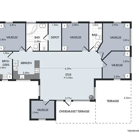 Feriehus Family Summer House In Quiet Area 8 Adults 2 Ch *